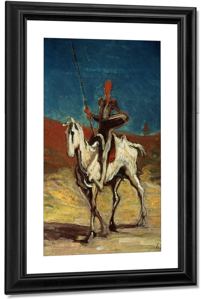 Don Quixote By Honore Daumier Fine Art Print