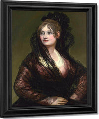 Dona Isabel De Porcel By Francisco De Goya Fine Art Print