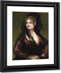 Dona Isabel De Porcel By Francisco De Goya Fine Art Print