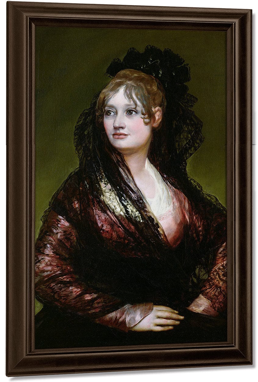 Dona Isabel De Porcel Exh. 1805 By Francisco De Goya Fine Art Print