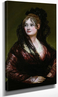 Dona Isabel De Porcel Exh. 1805 By Francisco De Goya Fine Art Print