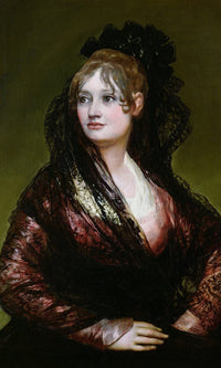 Dona Isabel De Porcel Exh. 1805 By Francisco De Goya Fine Art Print