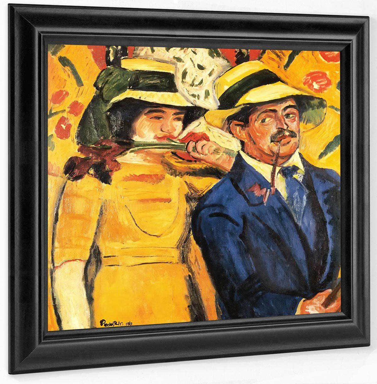 Double Portrait M9 Max Pechstein Fine Art Print