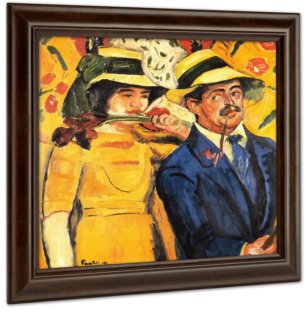 Double Portrait M9 Max Pechstein Fine Art Print