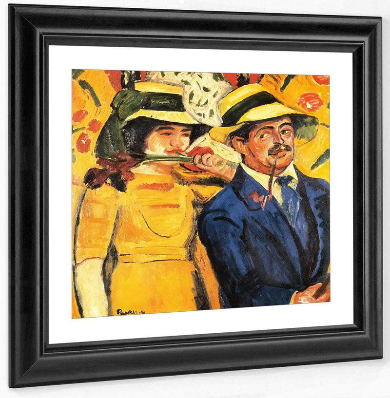 Double Portrait M9 Max Pechstein Fine Art Print