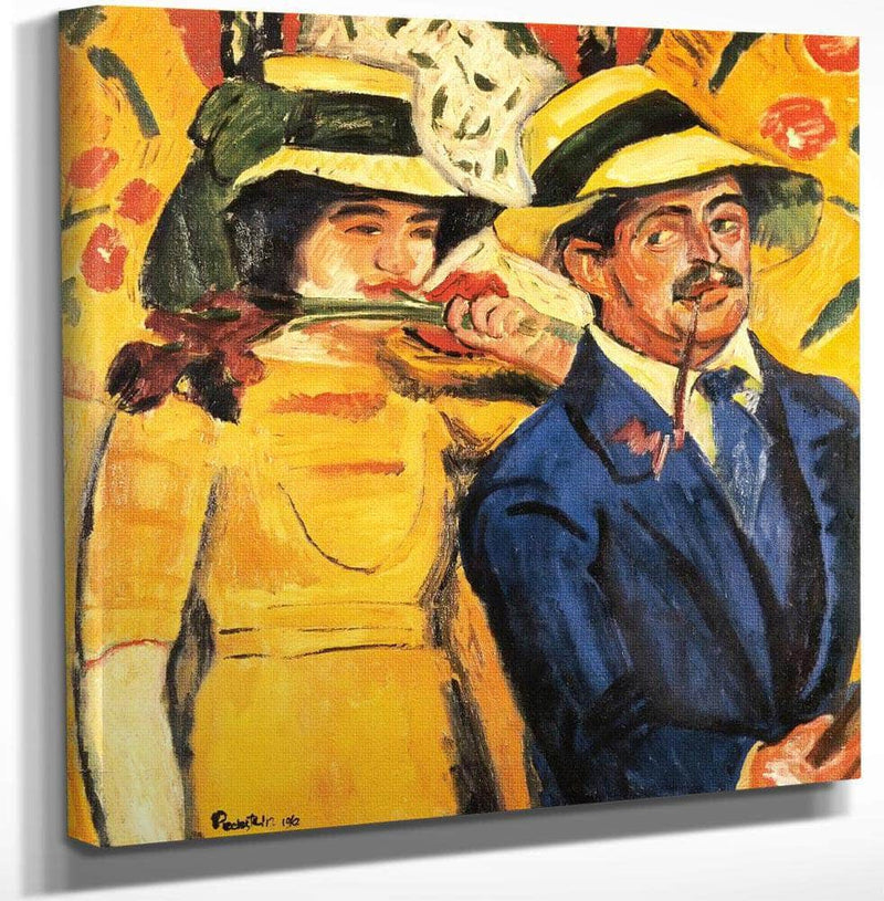 Double Portrait M9 Max Pechstein Fine Art Print