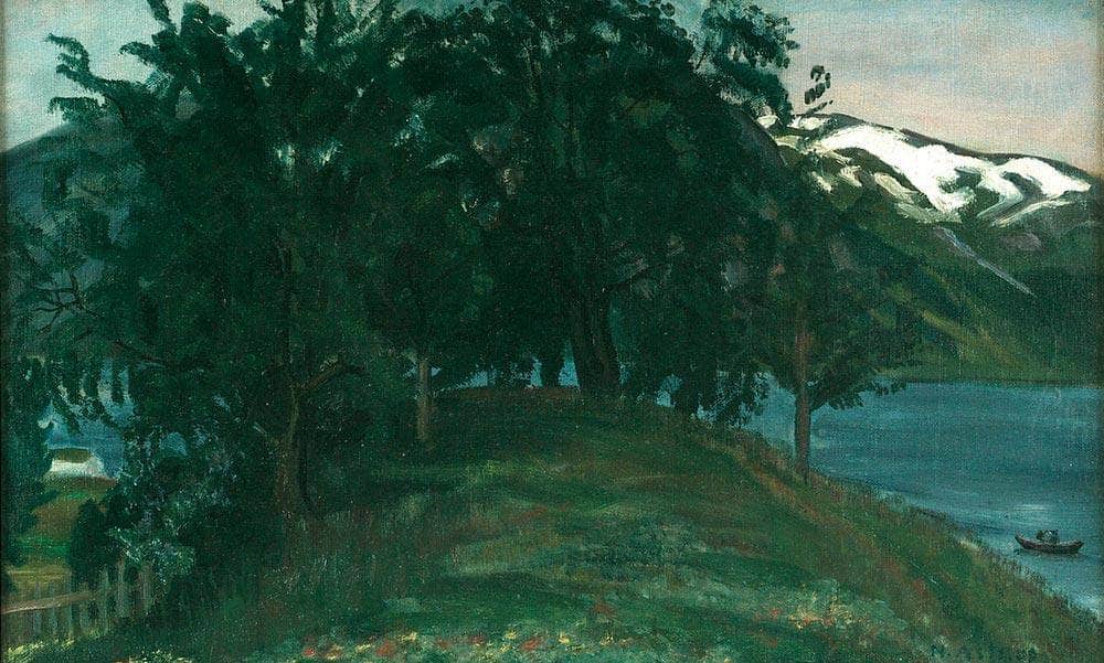 Downy Night By Nicolai Astrup Fine Art Print