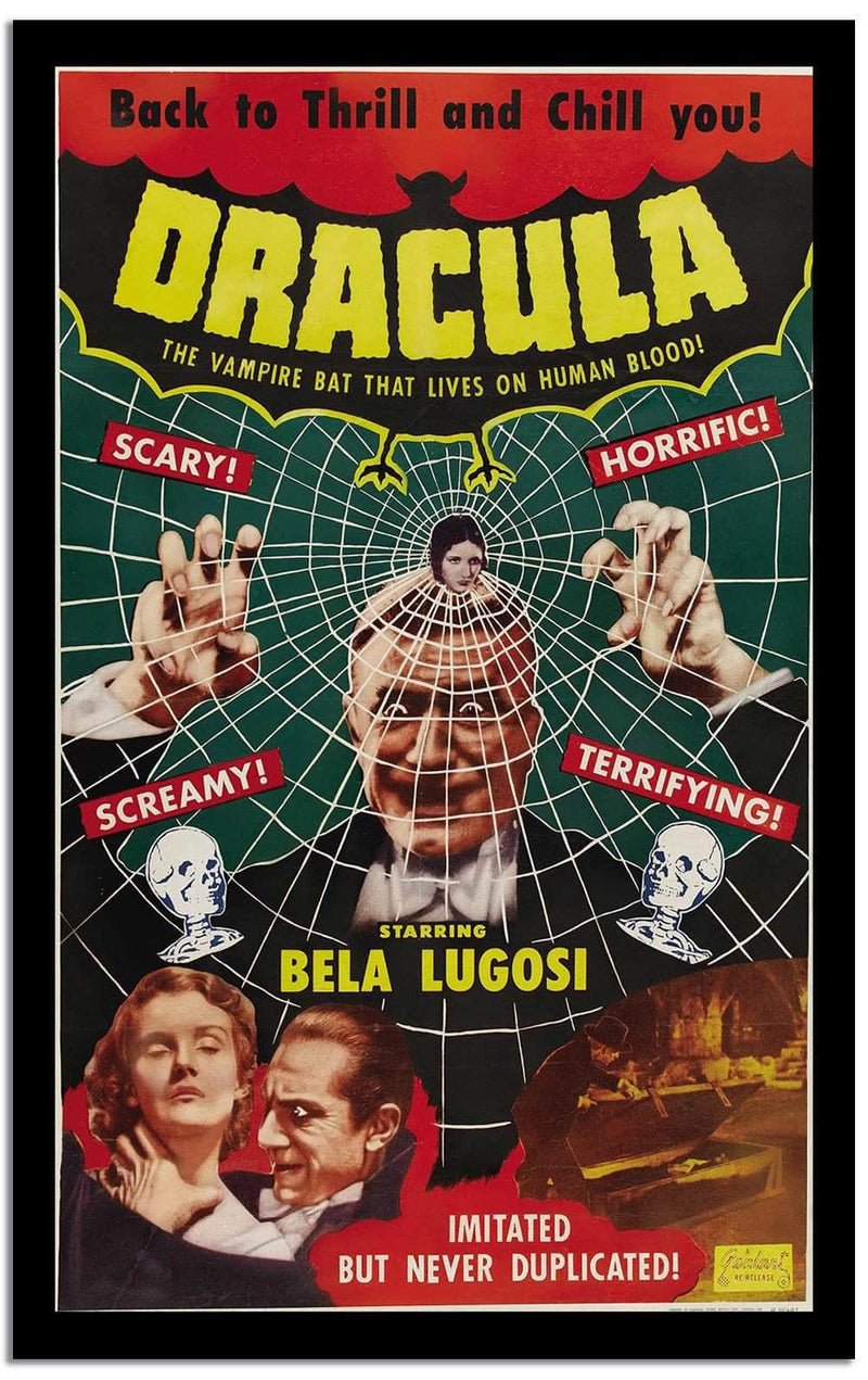Dracula  Vintage Postera Fine Art Print