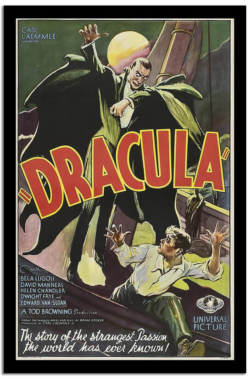 Dracula  Vintage Posterb Fine Art Print