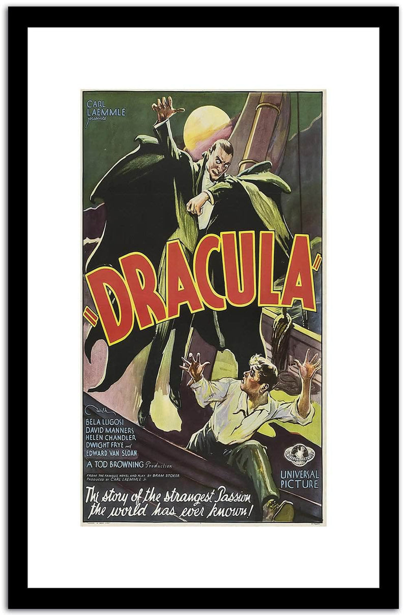 Dracula  Vintage Posterb Fine Art Print