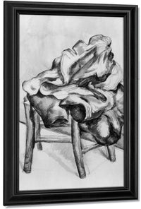 Drapery On A Chair By Paul Cezanne Fine Art Print