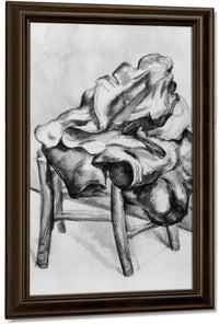 Drapery On A Chair By Paul Cezanne Fine Art Print