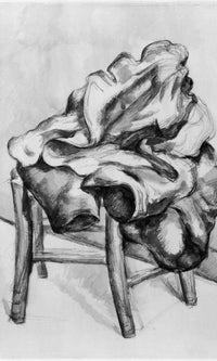 Drapery On A Chair By Paul Cezanne Fine Art Print