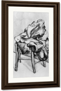 Drapery On A Chair By Paul Cezanne Fine Art Print