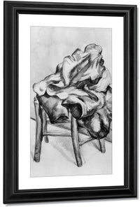 Drapery On A Chair By Paul Cezanne Fine Art Print