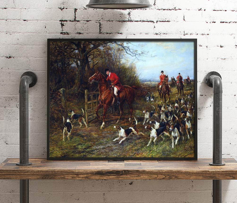 Drawing Covert Painting Heywood Hardy Canvas Art Fine Art Print