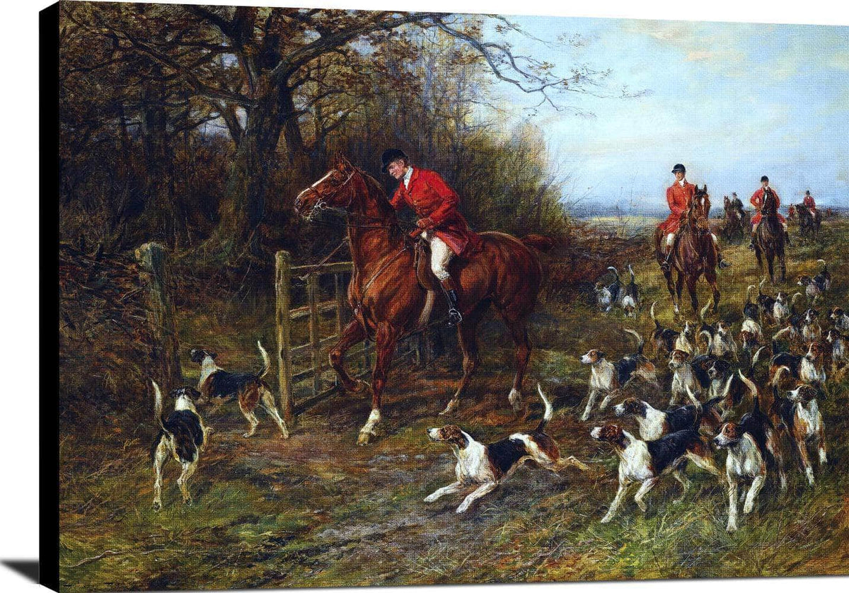 Drawing Covert Painting Heywood Hardy Canvas Art Fine Art Print