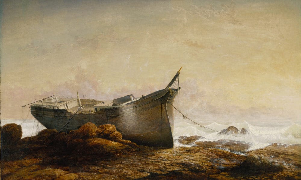 Dream Painting By Fitz Henry Lane Fine Art Print