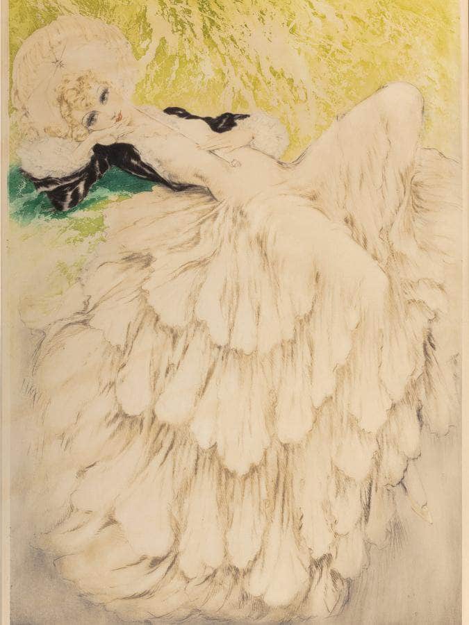 Dreaming Eyes No. 280 By Louis Icart Fine Art Print