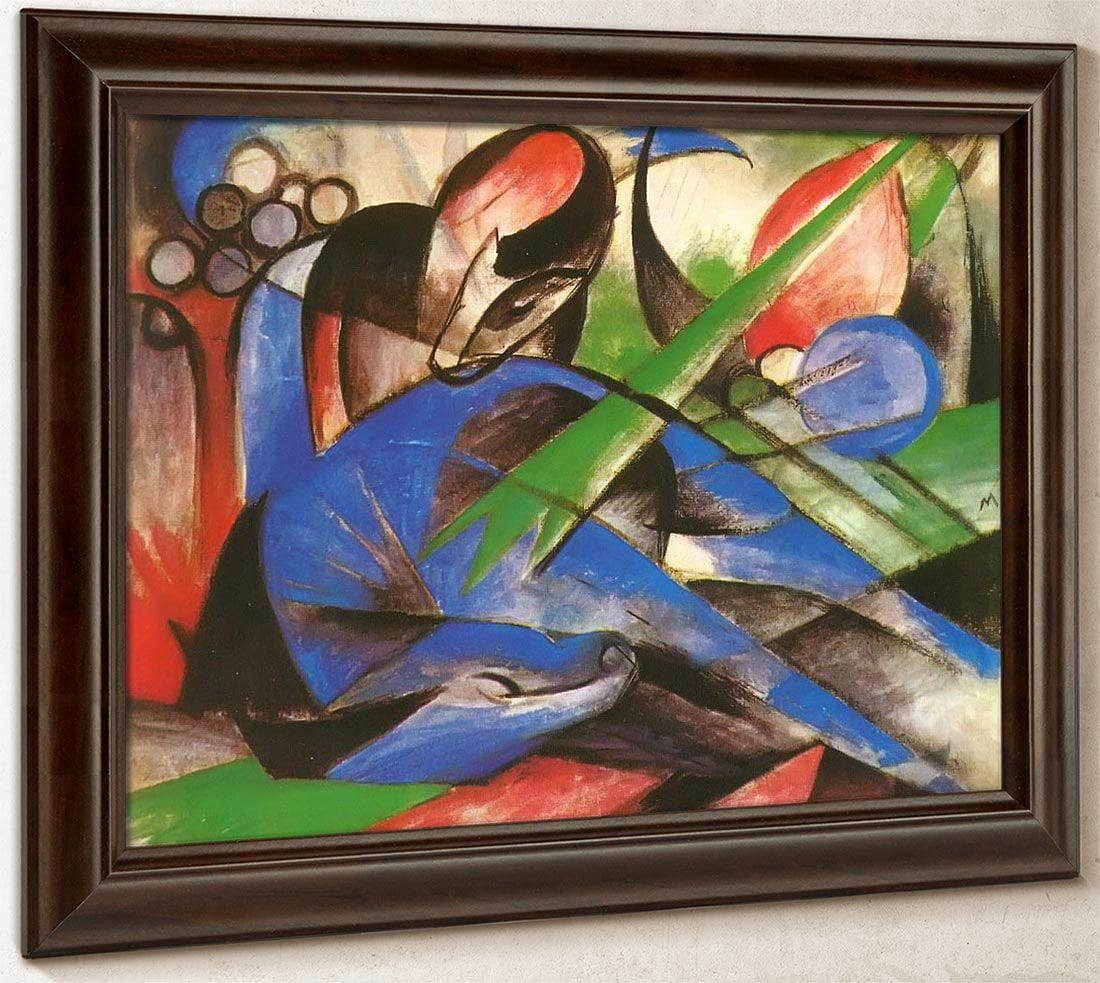 Dreaming Horse By Franz Marc Fine Art Print