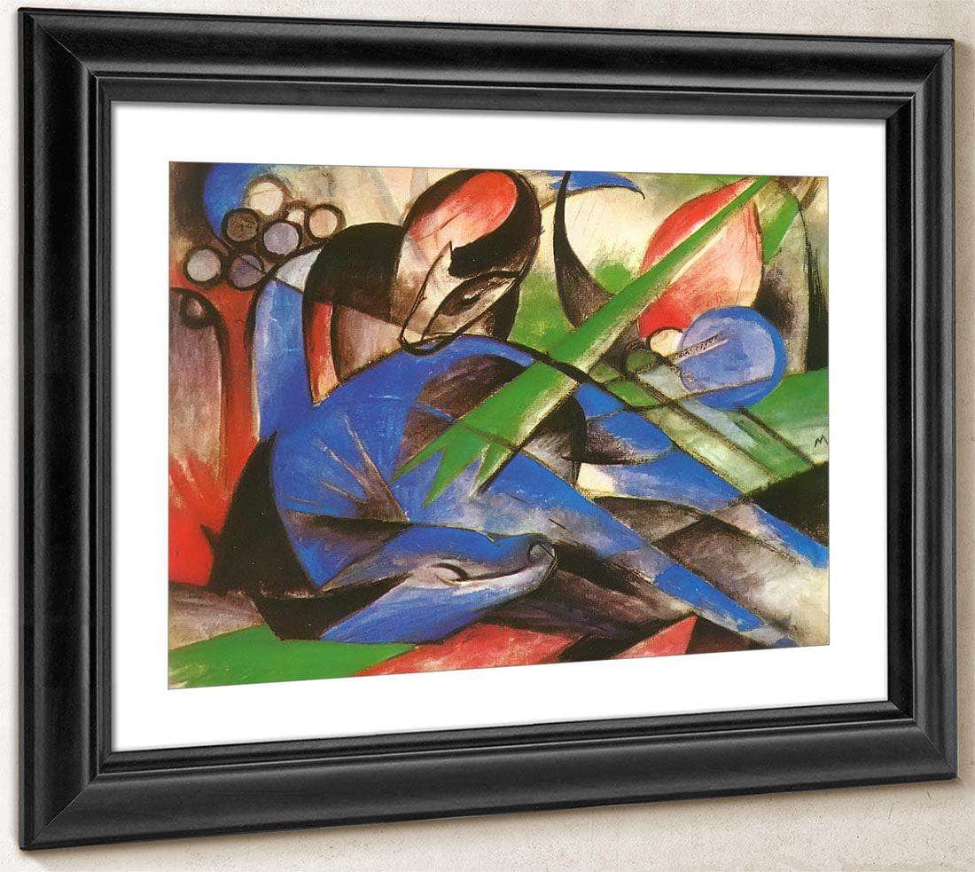 Dreaming Horse By Franz Marc Fine Art Print