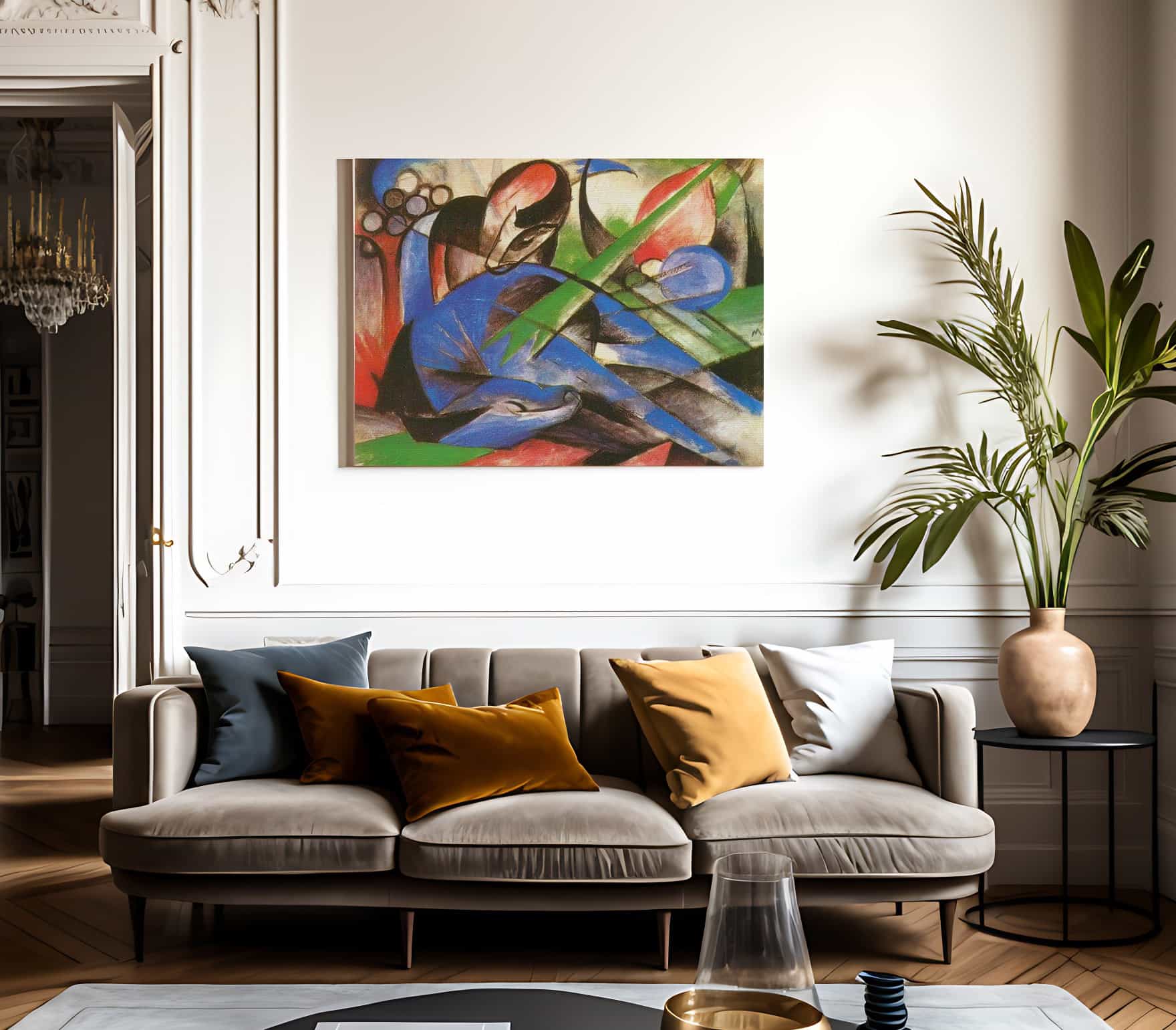 Dreaming Horse By Franz Marc Fine Art Print