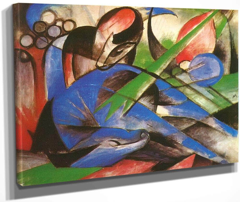 Dreaming Horse By Franz Marc Fine Art Print