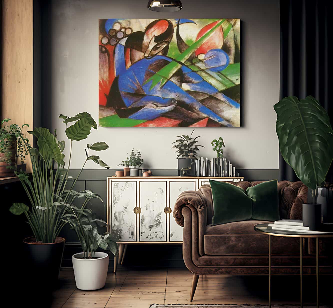 Dreaming Horse By Franz Marc Fine Art Print