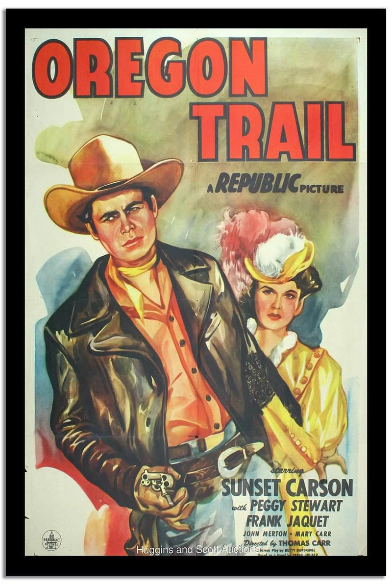 Dregon Trail  Vintage Poster Fine Art Print