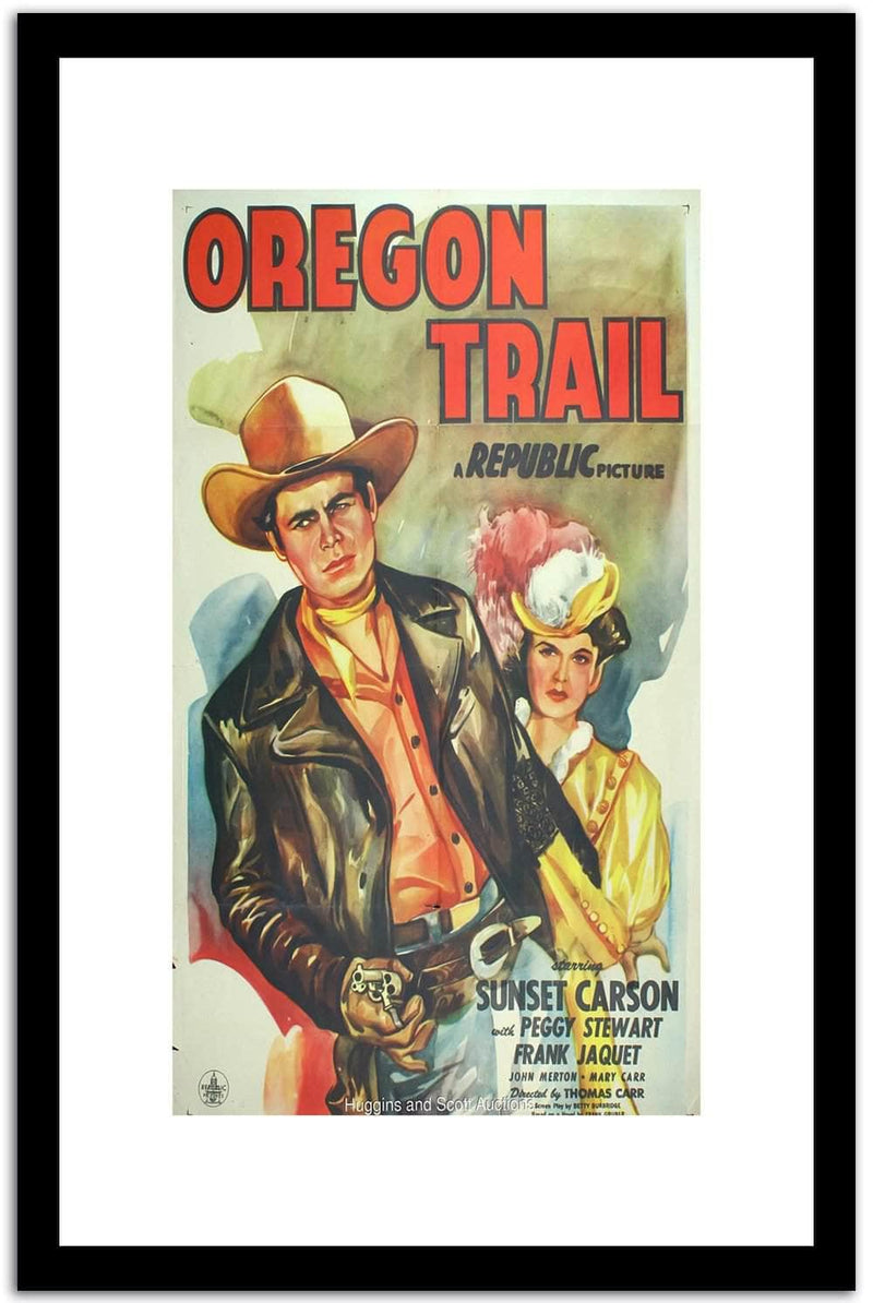 Dregon Trail  Vintage Poster Fine Art Print