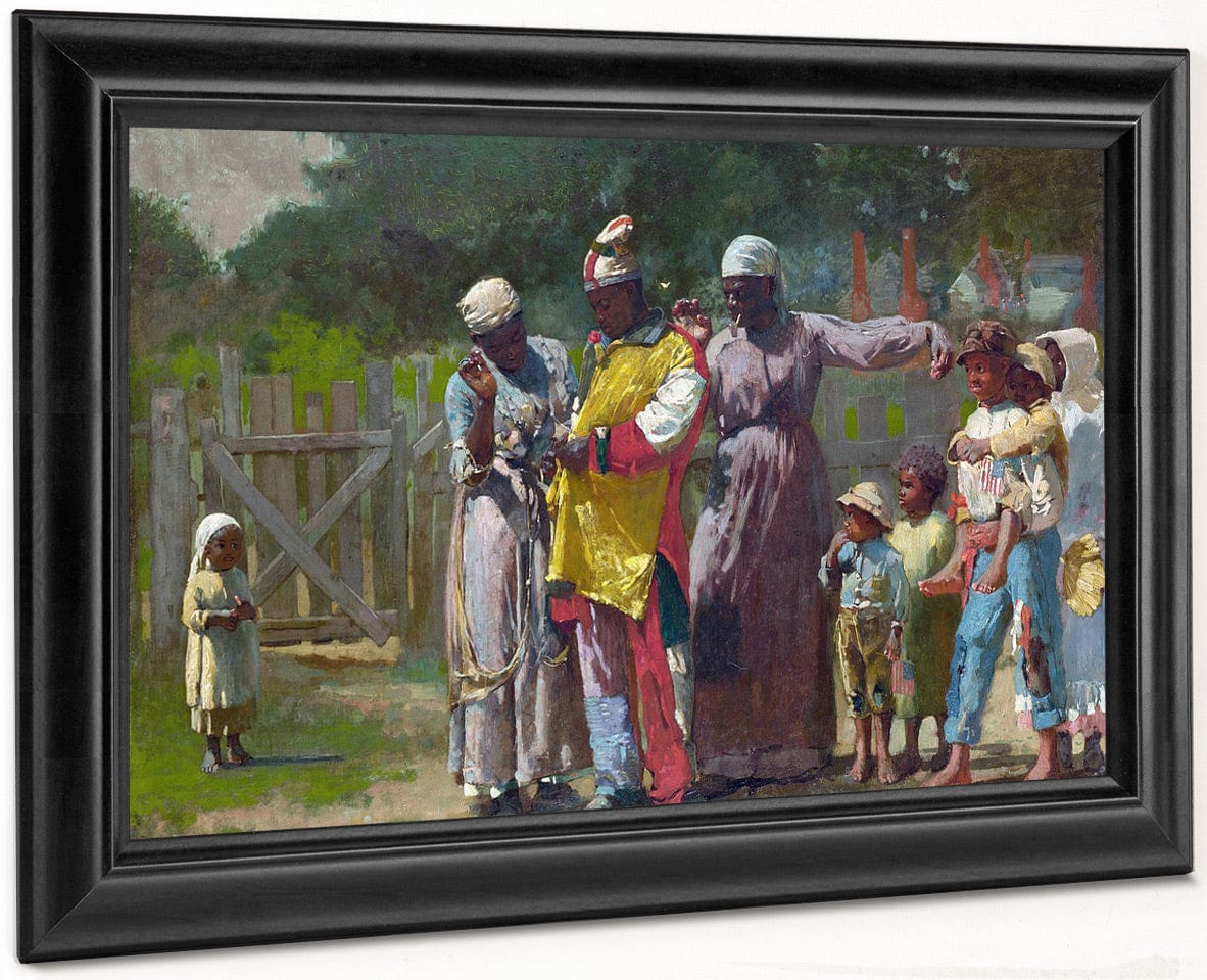 Dressing For The Carnival By Winslow Homer Fine Art Print