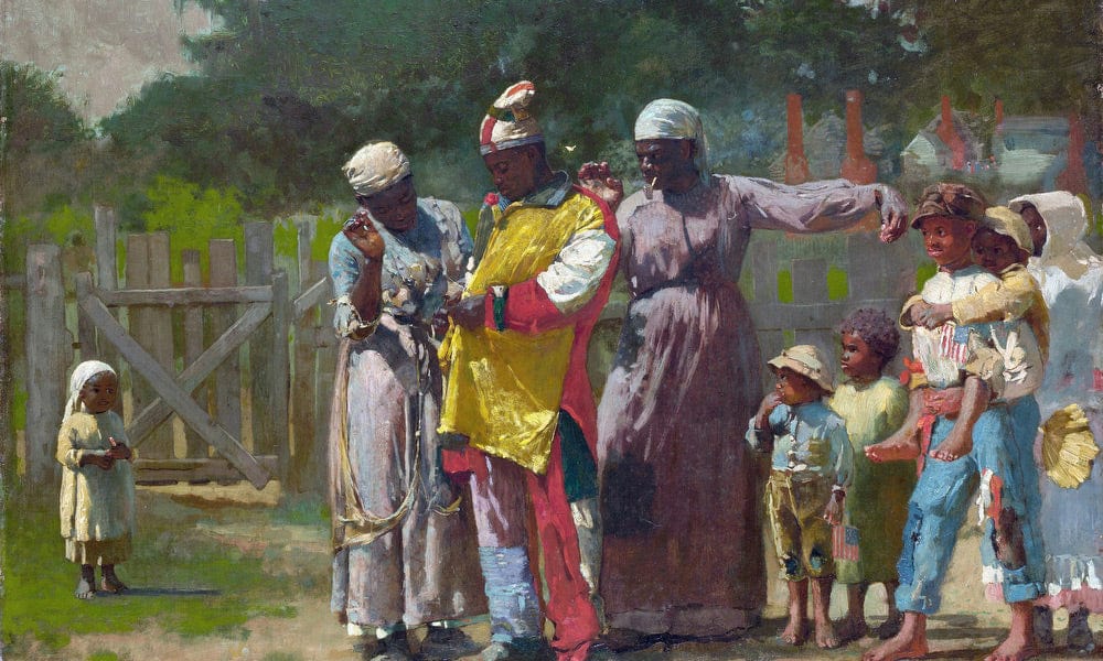 Dressing For The Carnival By Winslow Homer Fine Art Print