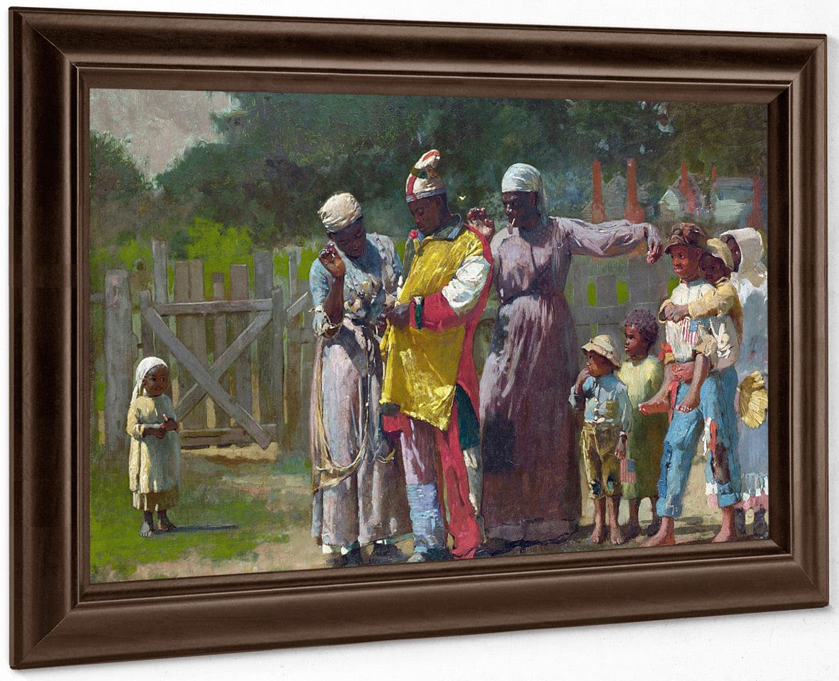 Dressing For The Carnival By Winslow Homer Fine Art Print