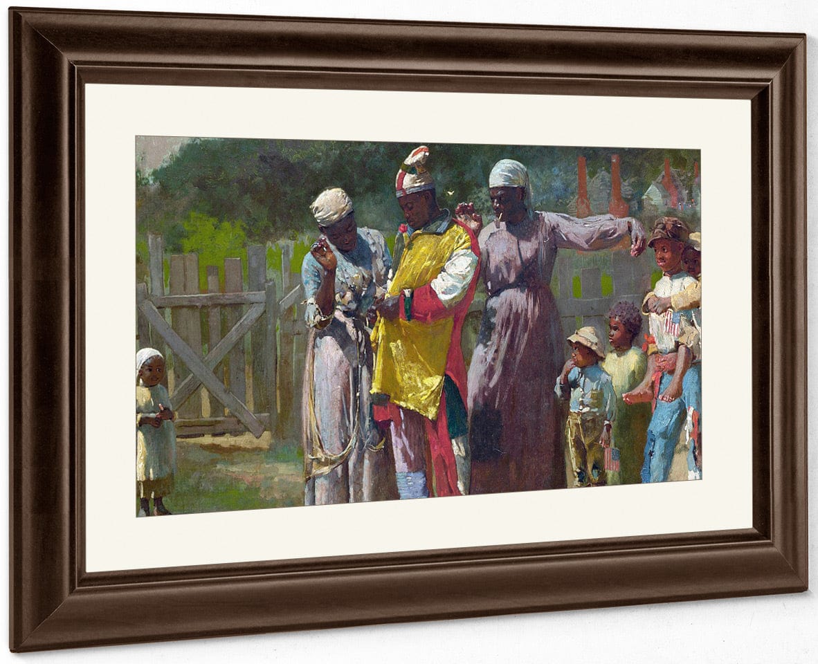 Dressing For The Carnival By Winslow Homer Fine Art Print