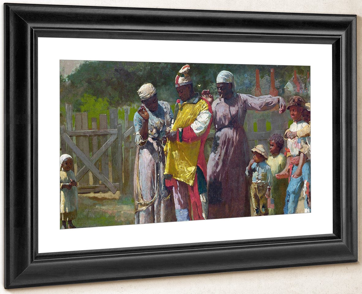 Dressing For The Carnival By Winslow Homer Fine Art Print