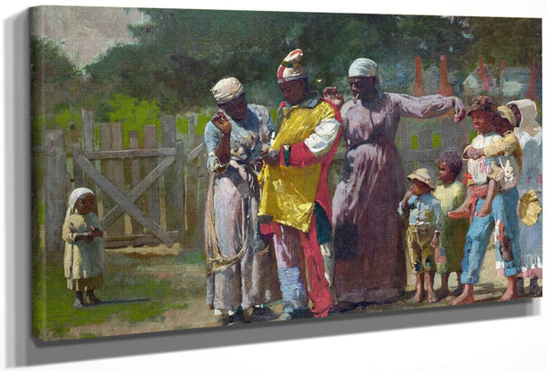 Dressing For The Carnival By Winslow Homer Fine Art Print