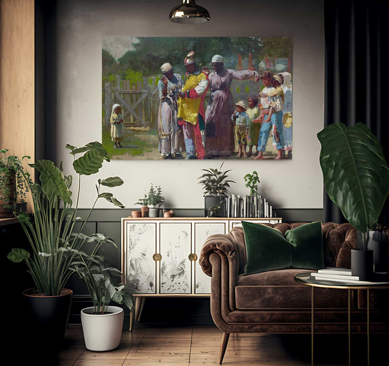 Dressing For The Carnival By Winslow Homer Fine Art Print