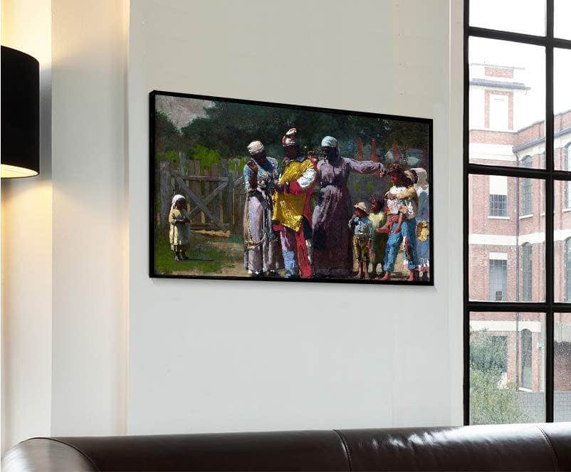 Dressing For The Carnival Painting Winslow Homer Canvas Art Fine Art Print