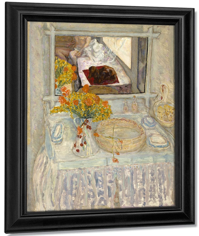 Dressing Table And Mirror By Pierre Bonnard Fine Art Print