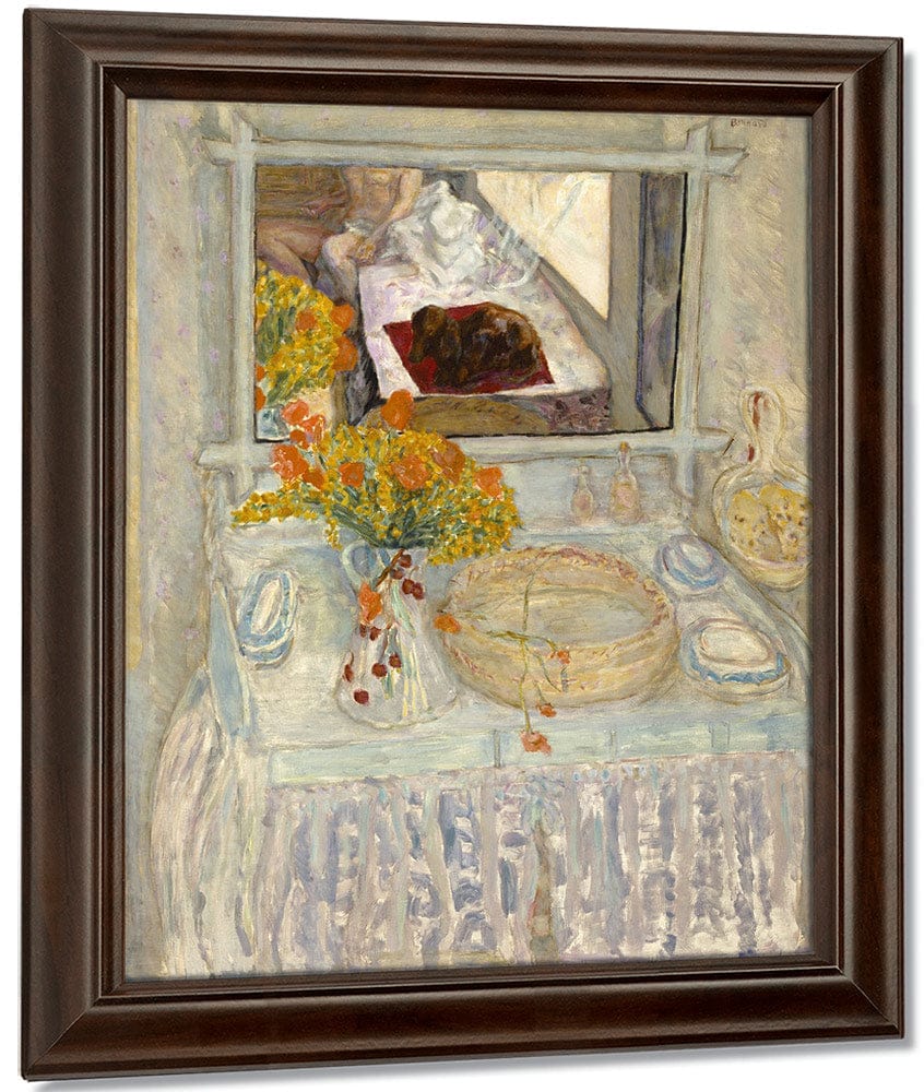 Dressing Table And Mirror By Pierre Bonnard Fine Art Print