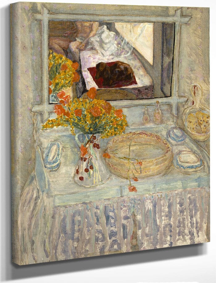 Dressing Table And Mirror By Pierre Bonnard Fine Art Print
