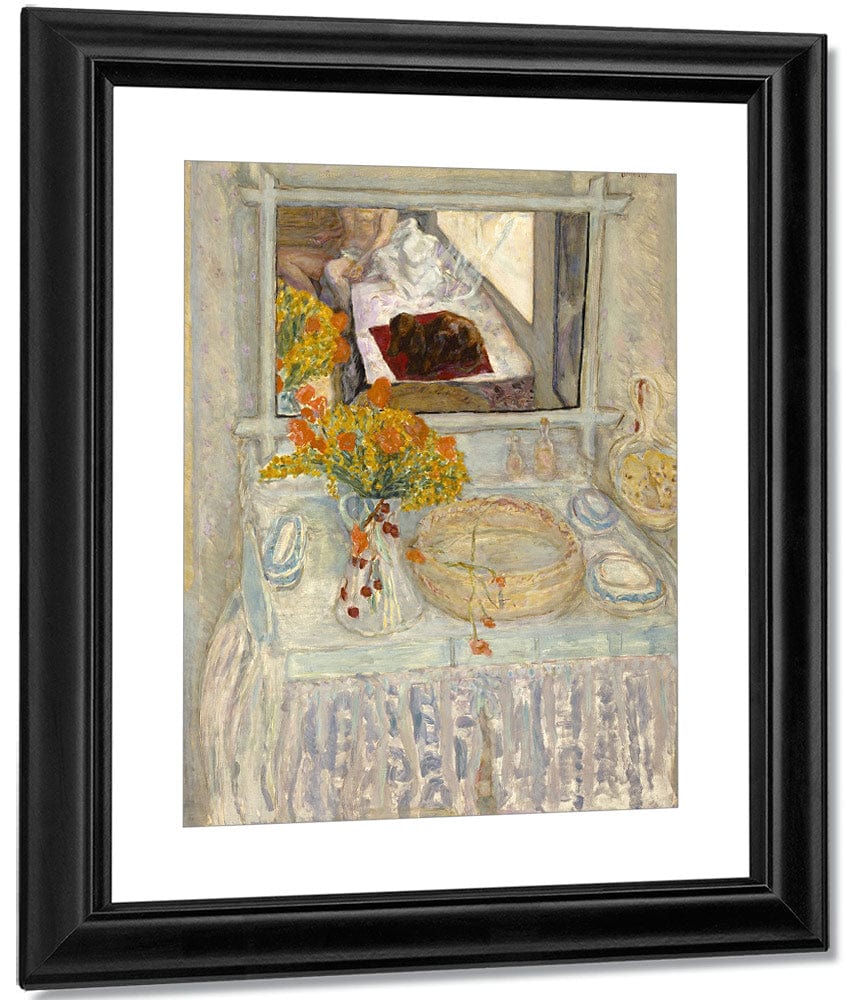 Dressing Table And Mirror By Pierre Bonnard Fine Art Print