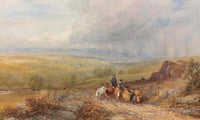 Drovers Near Barden Castle On The Wharfe Yorkshire By David Cox Fine Art Print