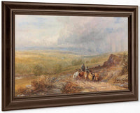 Drovers Near Barden Castle On The Wharfe Yorkshire By David Cox Fine Art Print