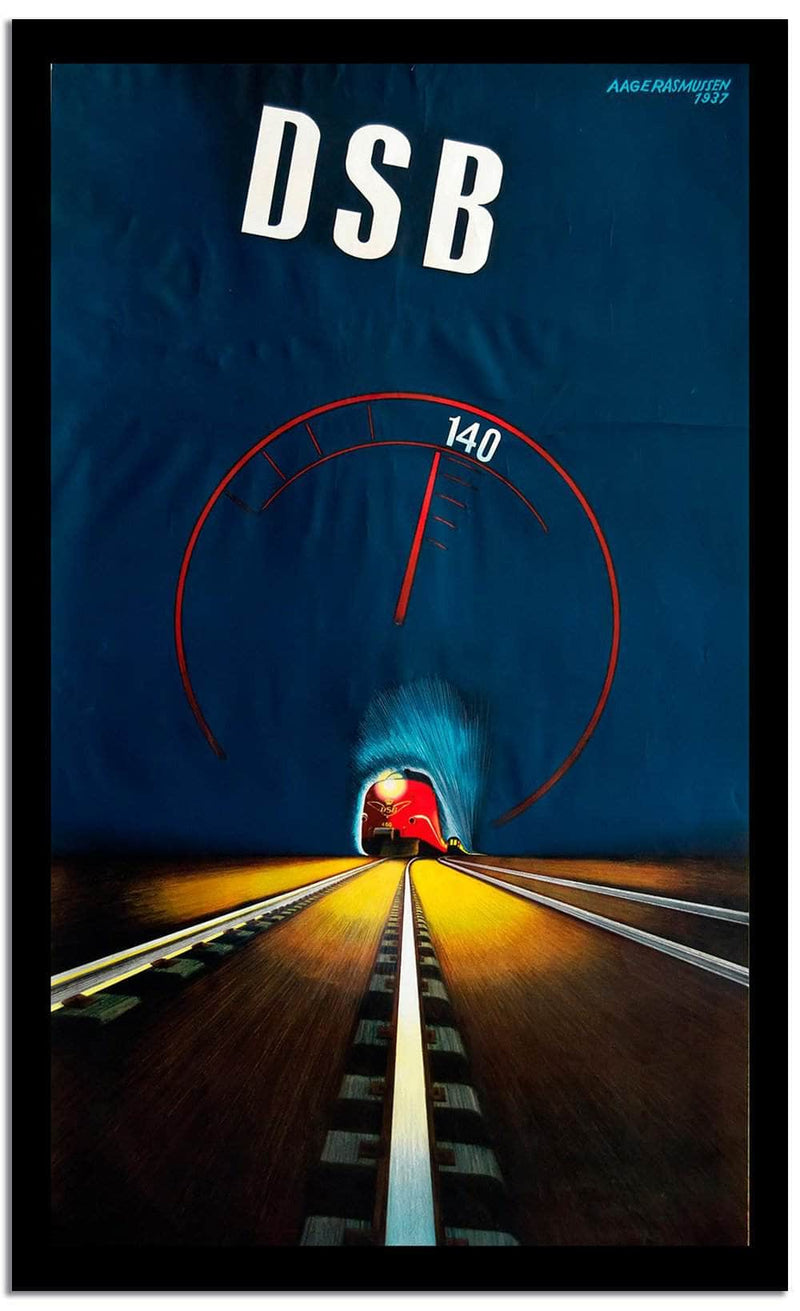 Dsb  Vintage Poster Fine Art Print