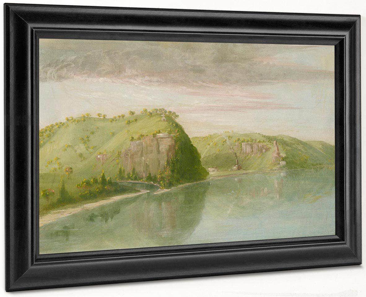 Dubuque's Grave, Upper Mississippi By George Catlin Fine Art Print