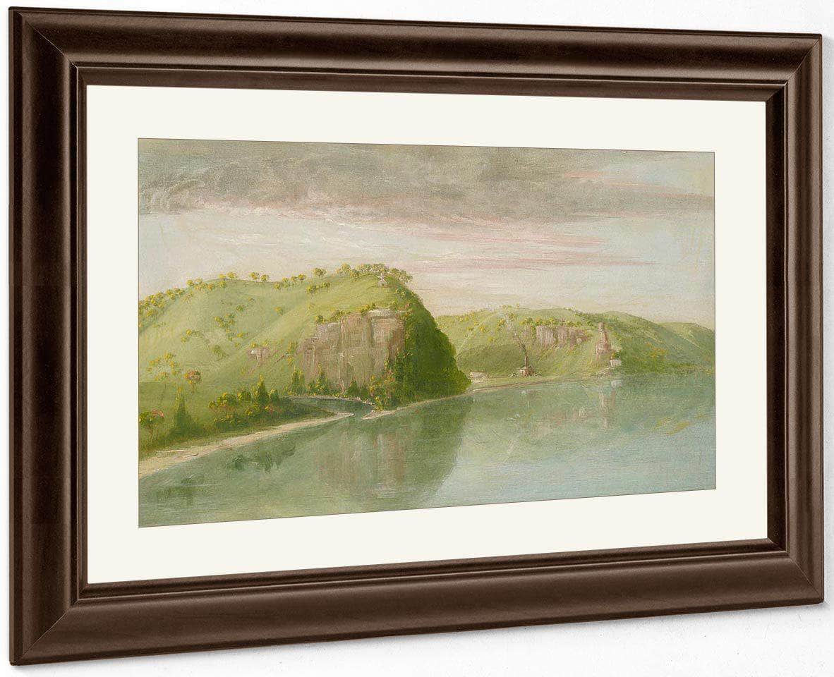 Dubuque's Grave, Upper Mississippi By George Catlin Fine Art Print