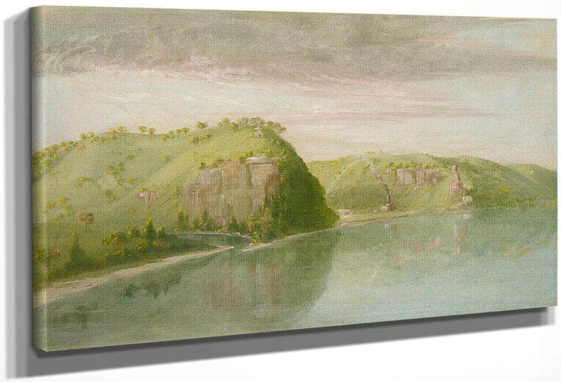 Dubuque's Grave, Upper Mississippi By George Catlin Fine Art Print