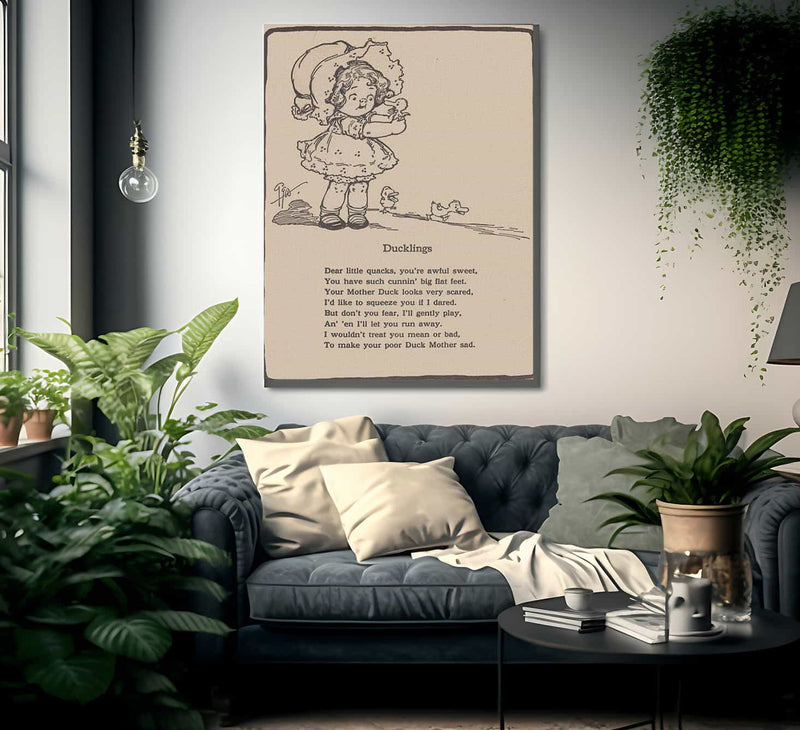 Ducklings Illustrated By Grace G Drayton Fine Art Print