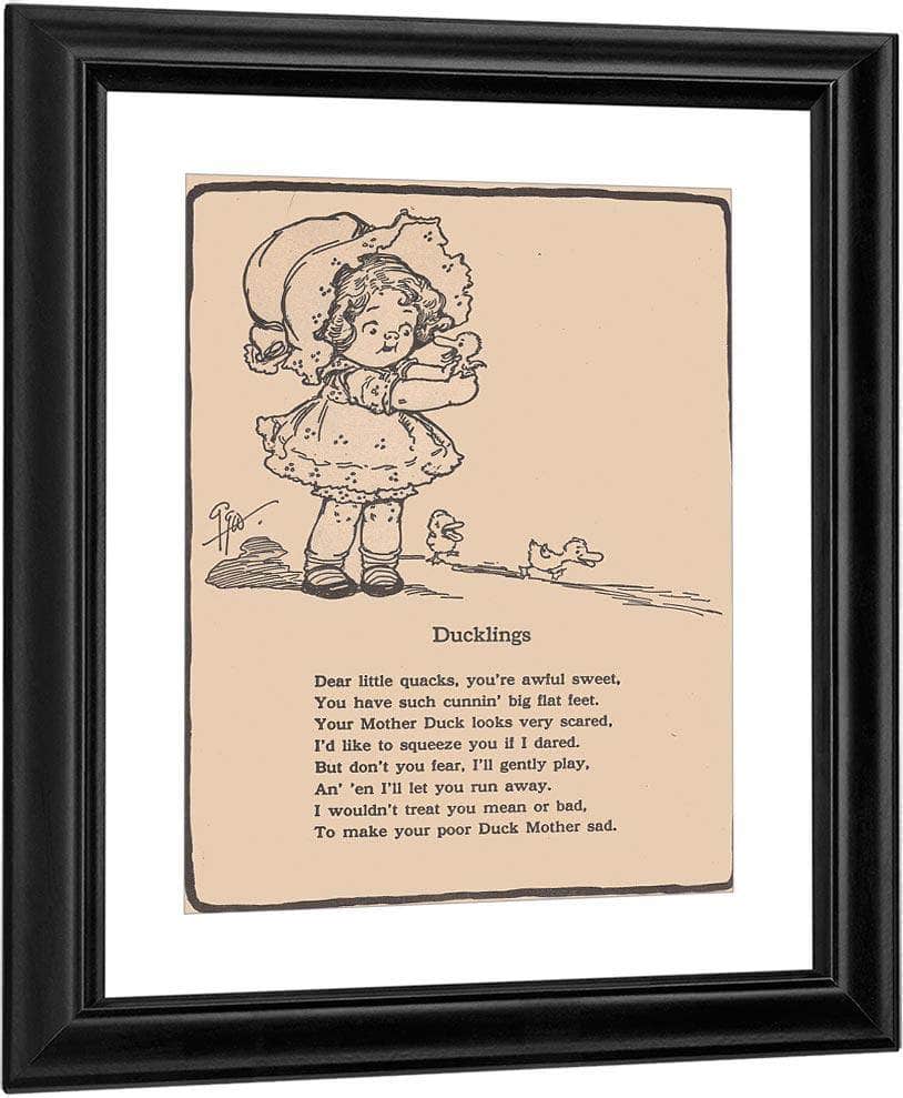 Ducklings Illustrated By Grace G Drayton Fine Art Print